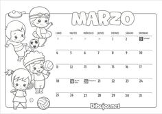 11 Ideas De Infantiles Calendario Infantil Infantiles Imprimir Sobres