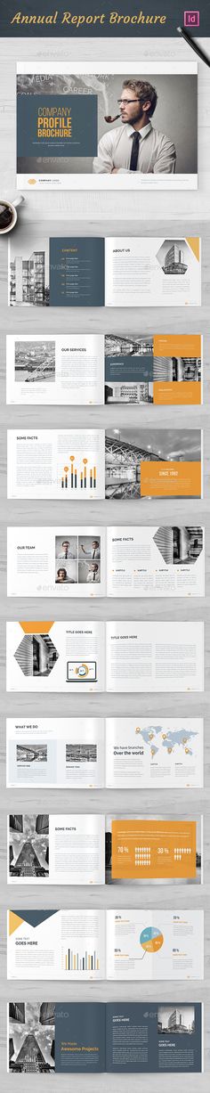 Annual Report Template InDesign INDD A4 annual reports - company report template Annual Report Template InDesign INDD A4 annual reports - company report template