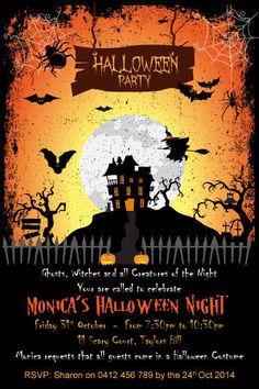 halloween party template