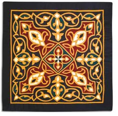 Khayameya: Arabic wall hanging 90 * 90 cm - cotton face, linen back Лоскутные Картины, Египетские Корабли, Арабский Узор, Геометрические Узоры, Арабески, Ткань Искусство, Ручные Изделия, Appliques