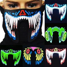 1 Pcs Halloween Mask Durable Clown Pattern Scary Festival Headpiece