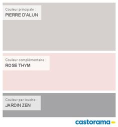 Castorama Nuancier Peinture - Mon harmonie Peinture  PIERRE D'ALUN satin de TOLLENS Elements Cosy Bedroom, Deco Bedroom, Bedroom Decor, Interior Design Bedroom Teenage, Decorating Your Home, Diy Home Decor, Smoker Cooking, Home Staging, Colors