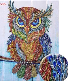 Special-shaped Drill DIY 5D Diamond Painting Fairy Queen Owl Crystal
