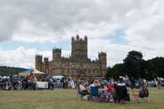 Flying Fortress Swooping Over Highclere Castle One Of The Crowds Gathering For The Amazing Heroes At Highclere Charity Day