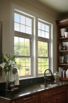 102 Best Kitchen Window Ideas Images On Pinterest In 2018 White Kitchen Windows With Colonial Grids View Our Photo Gallery For More Inspirational Window Ideas