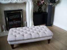 73 Best Footstool Coffee Table Images On Pinterest Decorating Chesterfield Style Oxford Deep Oned Large Footstool Coffee Table