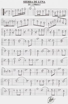 13 Ideas De Bandurria Partituras Tablaturas Guitarra Punteo Guitarra