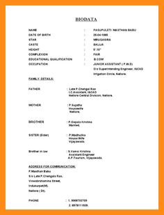 biodata format for marriage biodata format download performa of biodata