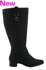 De 30+ beste afbeeldingen van Wide Calf Boots Long in 2020 JJ Footwear brede schacht Laarzen zwart 2 3 XW hoge hak
