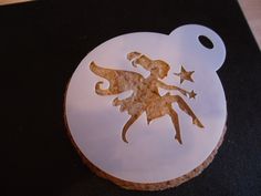 cookie 60mm fairy young design cake craft /& face painting stencil