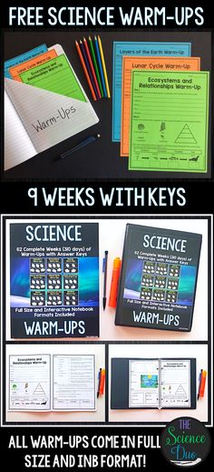 food chain collage such a great way integrate science and art fun you re not going to want to miss this one all warm ups come in full size and interactive notebook format a variety of physical science life science