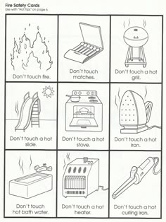 Squish Preschool Ideas Fire Safety Community Helpers Worksheets For Kindergarten