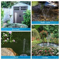 Outdoor and Aquarium AISITIN 3.5W Solar Fountain Pump Fish Tank Ponds 1500mAH Battery Backup Circle Solar Water Pump with 6 Nozzles Solar Bird Bath Floating Fountain for Garden Outdoor and Aquarium AISITIN 3.5W Solar Fountain Pump Fish Tank Ponds 1500mAH Battery Backup Circle Solar Water Pump with 6 Nozzles Solar Bird Bath Floating Fountain for Garden