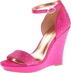 Block Color Wedge Sandals Wedges Boots Bcbgeneration Women S Glamm Wedge Sandal Hot Fuschia Satin 6 M Us Http Platform Wedgewedge Sandalsbcbgenerationwedding