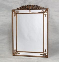 122cm X 41cm FRAMES BY POST Large White Antique Design Ornate Dress Wall Mirror 49 X 16
