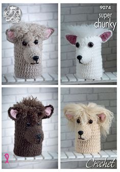 KING COLE 4677 YUMMY CROCHET CUSHIONS /& BLANKETS ORIGINAL CROCHET PATTERN