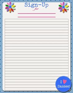 potluck sign up sheet free to print pinteresting pinterest