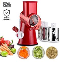 Japanese Turning Vegetable Food Slicer Made of Stainless Steel with 3 Blades