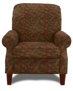 249 paisley wingback chair hidden recliner new furniture