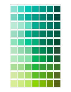 44 Best Color Theory And Palette Images Colour Green Color Chart I Betcha Have Just About All Of These From Sample Pots