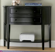 18 Best Half Moons Images On Pinterest Consoles Console Tables Antique Blk Wood Sofa Console Entry Way Hall Half Moon Demilune 2 Drawer Table