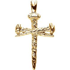 10K Yellow Gold Charm Pendant Themed 17 mm 11 Polished Border Small Cut-Out Heart