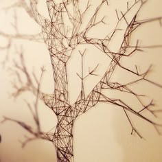 String Wall Art want to copy. wall art with yarn at anthropologie. | string art String Wall Art want to copy. wall art with yarn at anthropologie. | string art