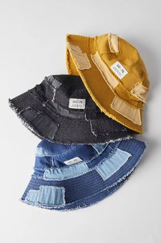 22 34/'/'. Upcycle jeans flower girl sashiko bucket hat size 22 12/'/'