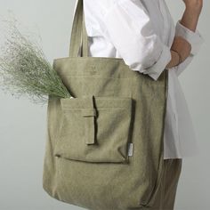 Seeds of Love Green Canvas /& Cowhide Recycled Bag Canvas Hair Shoulder Purse