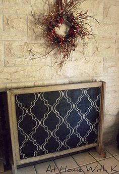 Diy Fireplace Screens Diy Fireplace Screens