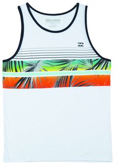 Camiseta sin mangas para hombre BILLABONG color blanco