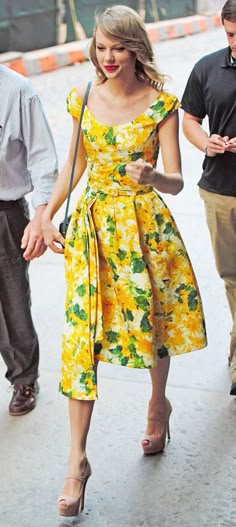 Yellow Flower Dress