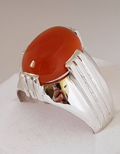 Agate 925 Sterling Silver Antique Natural dendritic Gemstone fine Ring 925 Sterling Silver Man Ring Antique Natural red Agate Stone Middle Eastern Ring konoz Mens Ring Mens Jewelry Man Ring