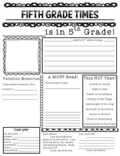 This could be adapted for any grade! Could be fun to put on the backs of weekly newsletters! End Of School Year, 5th Grade Classroom, 4th Grade Classroom, School Year