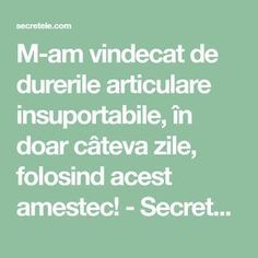 am vindecat o varicoză puternică