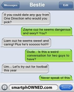 Weird online dating conversations