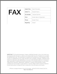 Fax Cover Sheets And Hipaa Cover Resume Hipaa Fax Cover Sheets And Hipaa Cover Resume Hipaa