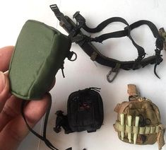 1:6 Scale Dragon Jake Hanson WWII USMC Ammo pouch+bayonet+harness+bottle+crab