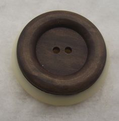 2 Gorgeous 1960s interesting 2 part buttons 0.75 Black and Gold; Small Round; Vintage Fashion Haberdashery; Upcycling craft coat clothes