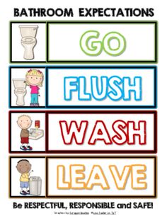 School Bathroom Rules bathroom posters {free printable | bathroom procedures School Bathroom Rules bathroom posters {free printable | bathroom procedures