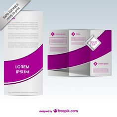 3 fold brochure templates free download
