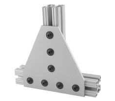 80//20 7 Hole Cross Joining Plate