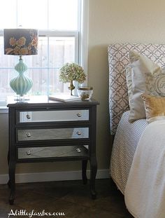 130 Best Mirrored Furniture Images Little Cottages Bedrooms Consoles Mirror Side Table Diy Mirrored Furniture Dresser With
