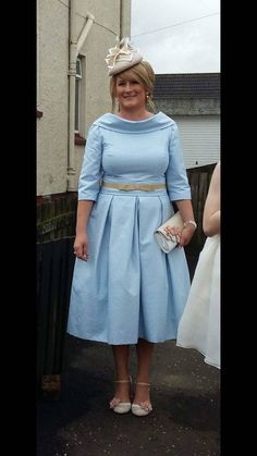 Cornflower Blue Mother of the Bride Dresses