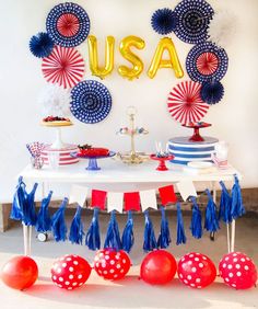 How to Throw a 4th of July Party by Lindi Haws of Love The Day Birthday Parties, Wedding Ring, Halloween, Party Themes, Party Decorations, 4th Of July Party, 4th Of July Celebration, 4th Of July Decorations, Fourth Of July Decorations