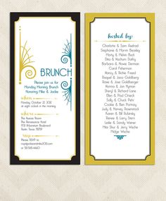 brunch invitation template