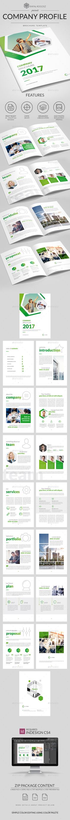 Company Profile Template InDesign INDD Inspire for work - profile templates Company Profile Template InDesign INDD Inspire for work - profile templates