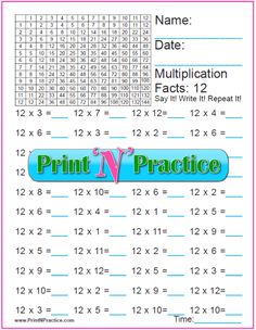 Worksheet On 3 Times Table Multiplication Sheets Free 70 Fun Multiplication Worksheets Charts Flash Cards