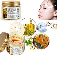 Eye Mask BIOAQUA 80Pcs Women Collagen Osmanthus Anti-âge supprimer les cernes