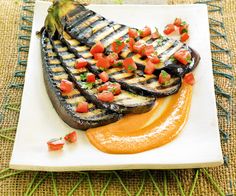 Aubergines Grillees A La Sauce D Agrumes Et Au Tamarin Recette Aubergines Grillees Aubergine Recette